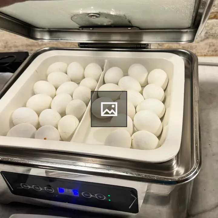 Eggs in Buffet Warmer