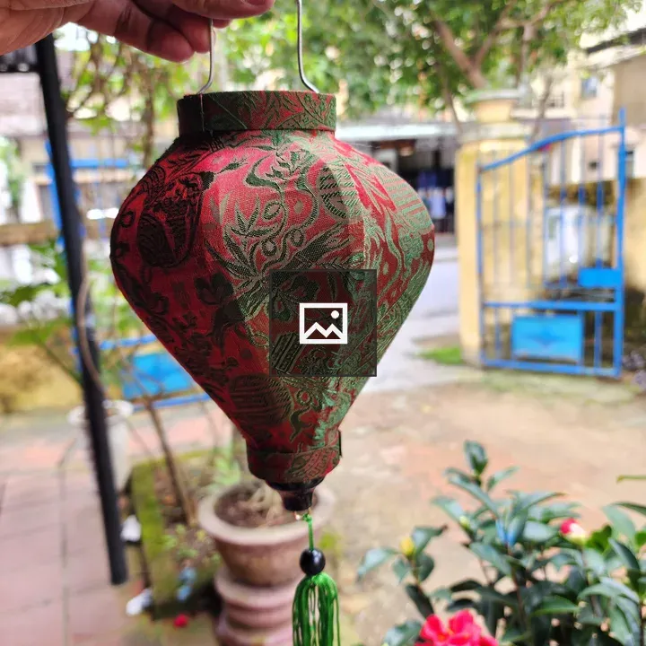 Handmade lantern after workshop