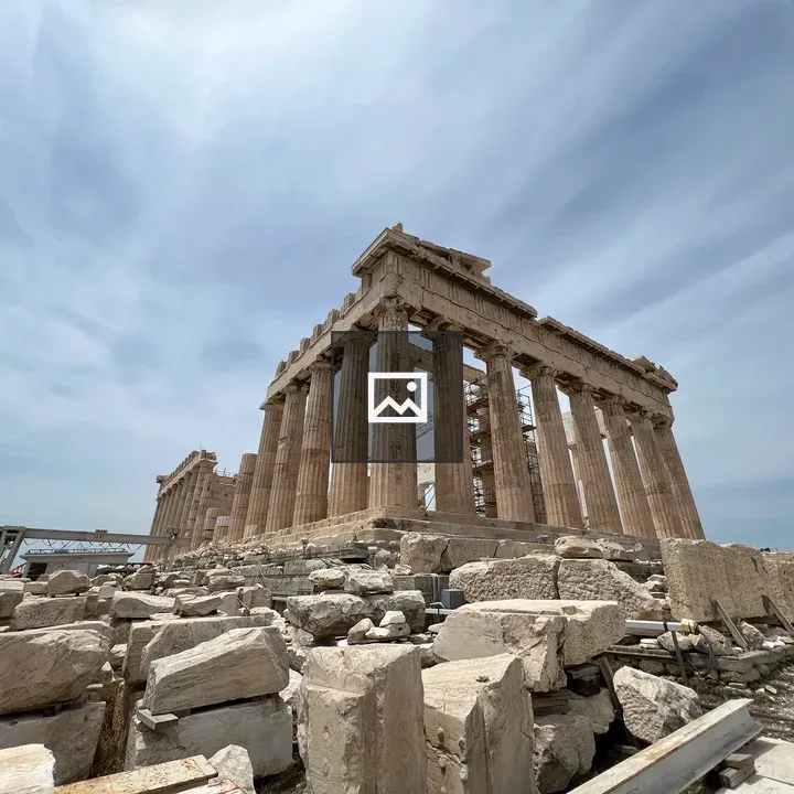 Acropolis in Athens Landscape