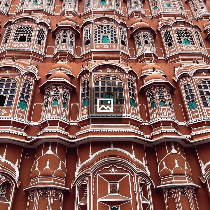 Hawa Mahal Facade Close-up