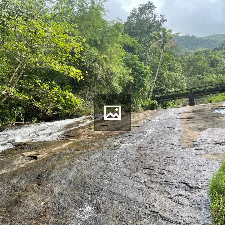 Bridge Over Waterfall