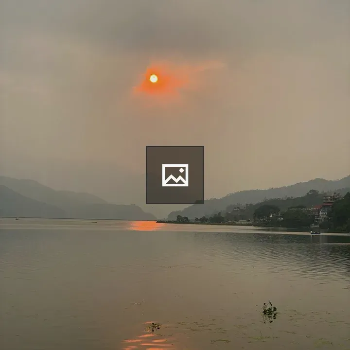 Serene Lake Sunset