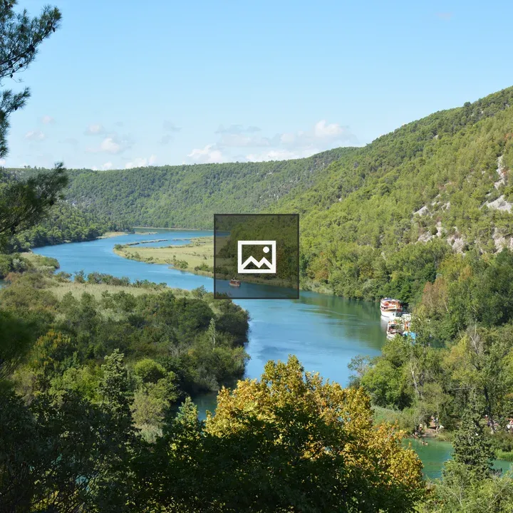 Long view of Krka river