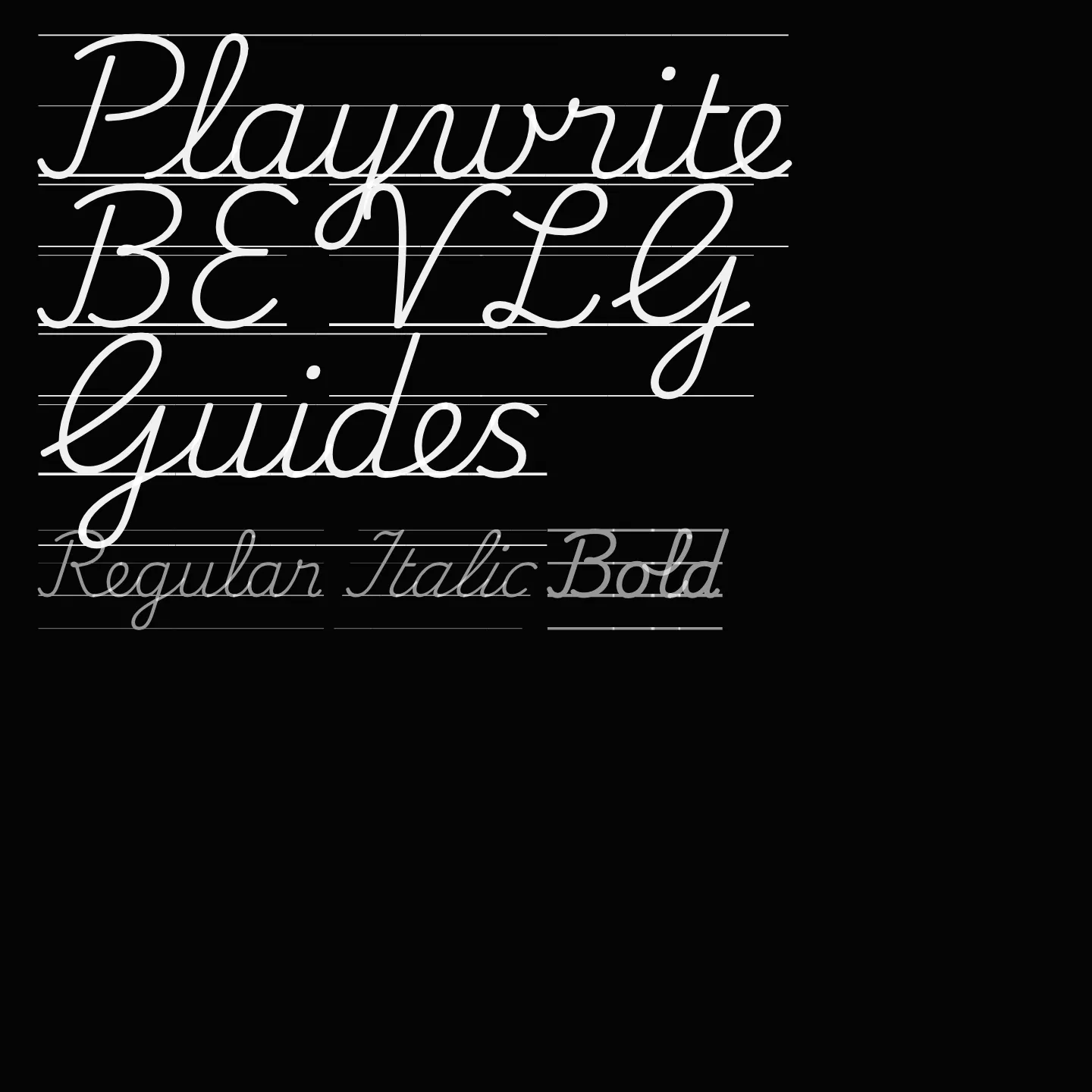 Playwrite BE VLG Guides