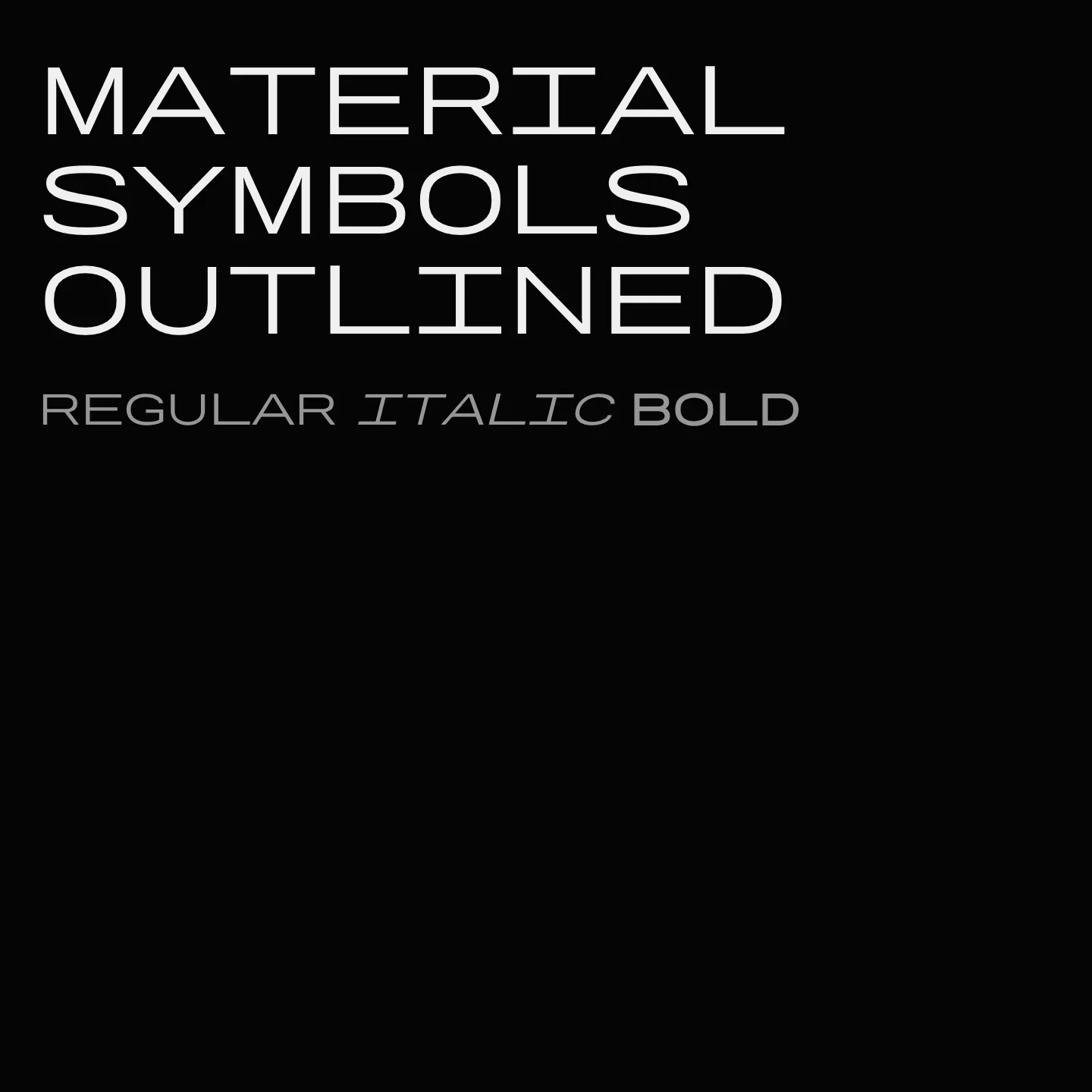 Material Symbols Outlined