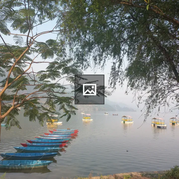 Boats at Fewa Lake