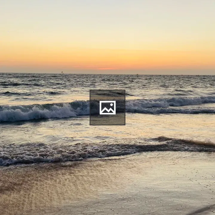 Serene Beach at Sunset