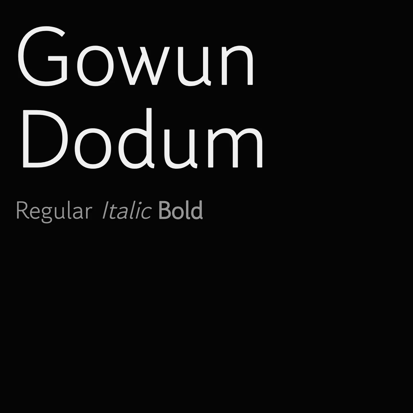 Gowun Dodum
