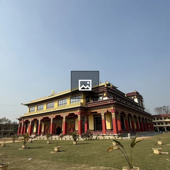 Colorful temple with ornate decorations