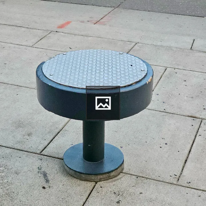 Outdoor cylindrical stool