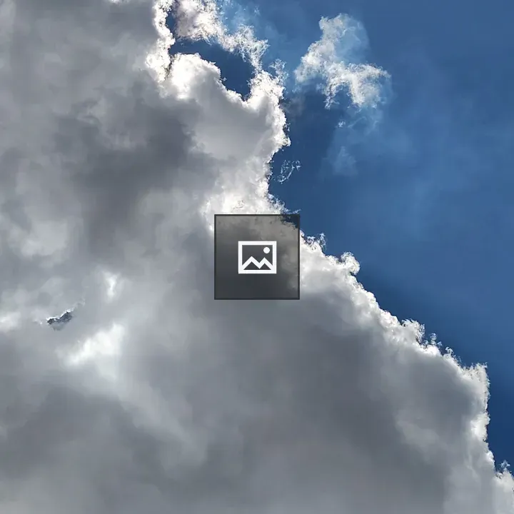 Cloudy Sky with Sunlit Edges