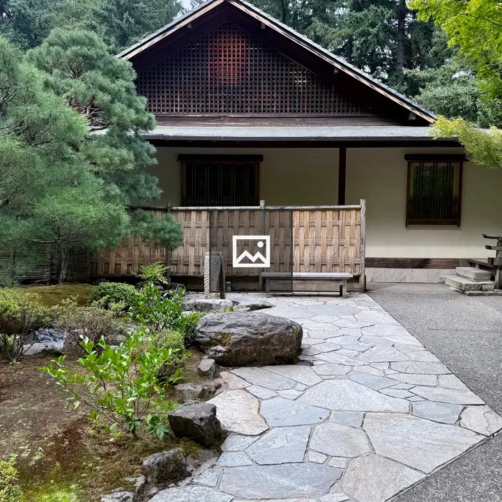 Traditional Japanese wooden house