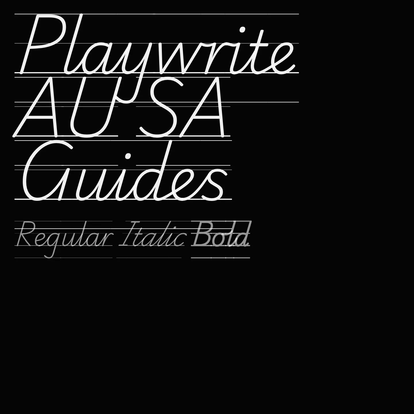 Playwrite AU SA Guides