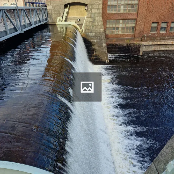 Small man made waterfall in Tampere