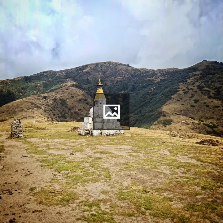 Stupa along trek path