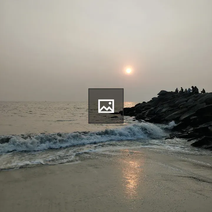 Sunset Beach Scene