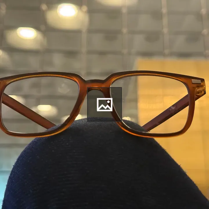 Eyeglasses on Knee