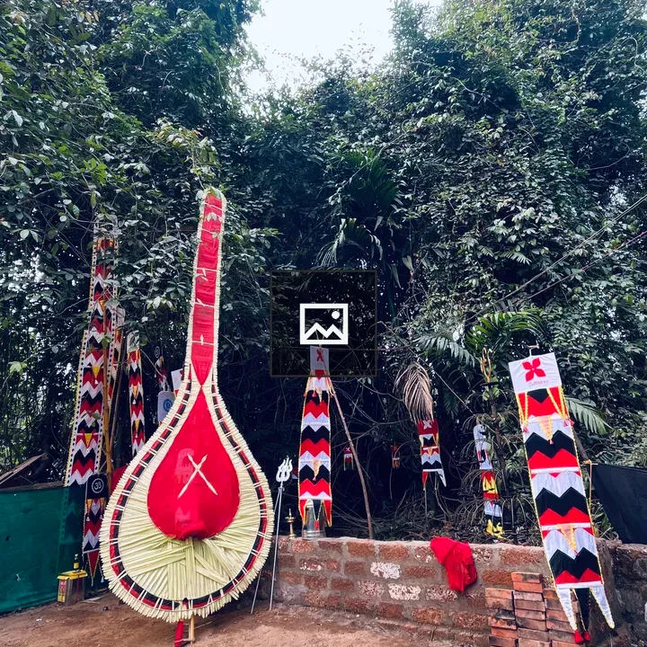 Traditional Theyyam Equipment Outdoors