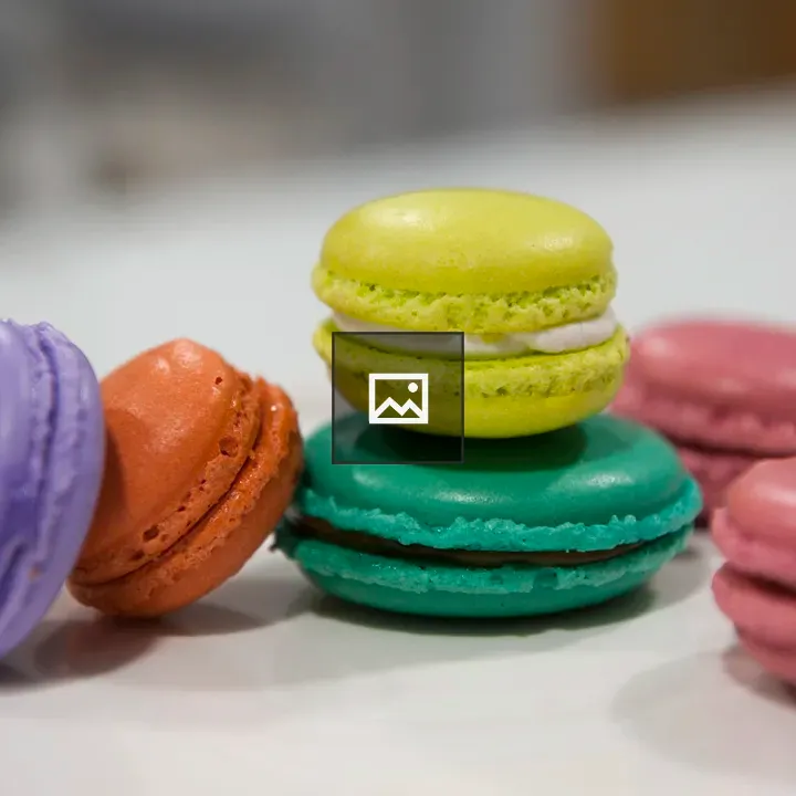 Bunch of Macarons on Blur