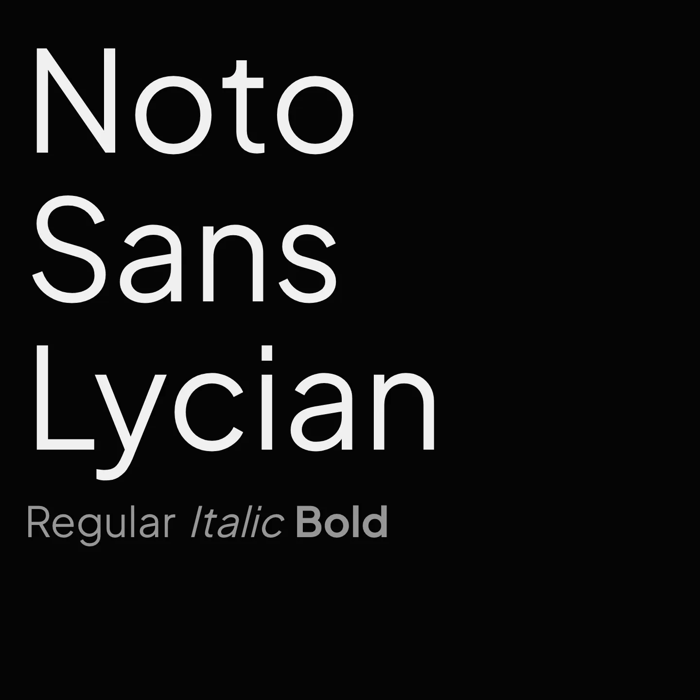 Noto Sans Lycian