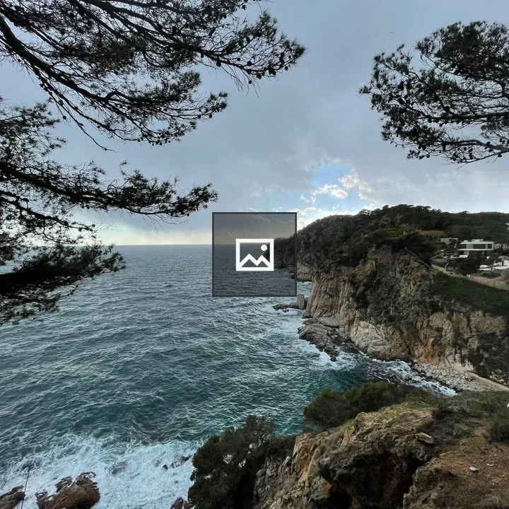 Clifftop View of Tossa de Mar Coast