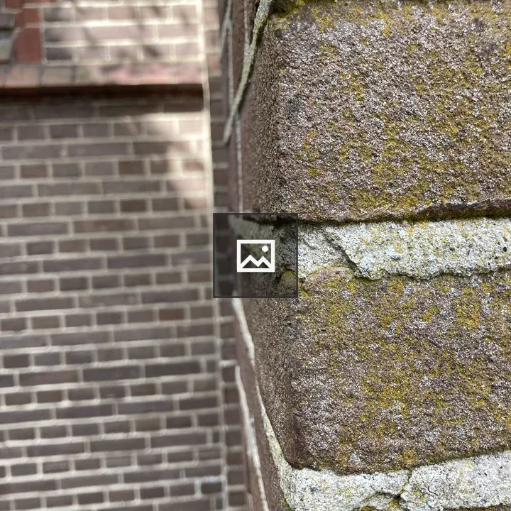 Brick wall with varied bricks