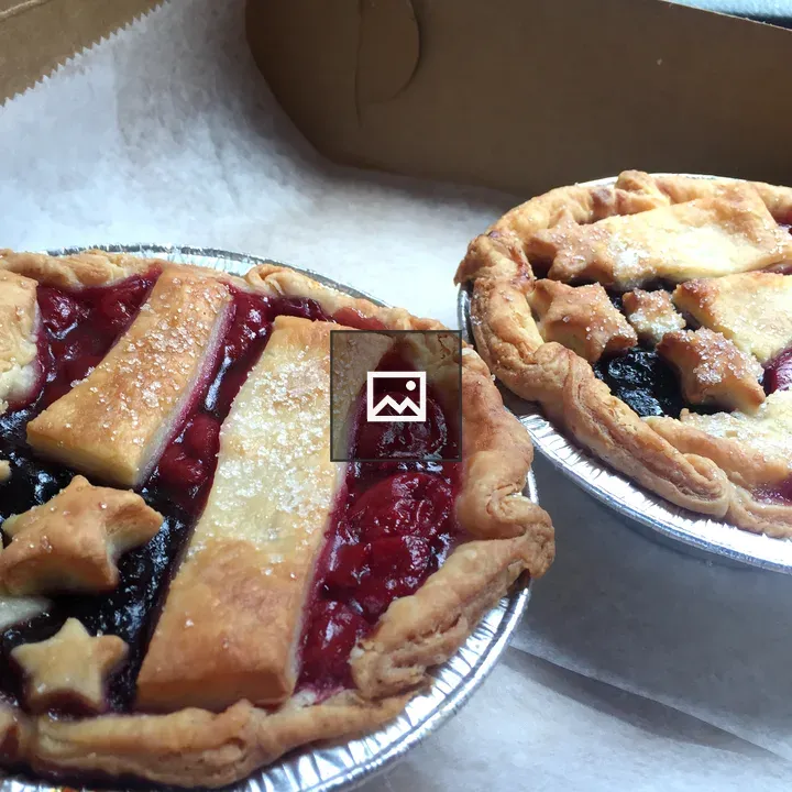 American flag mini pies