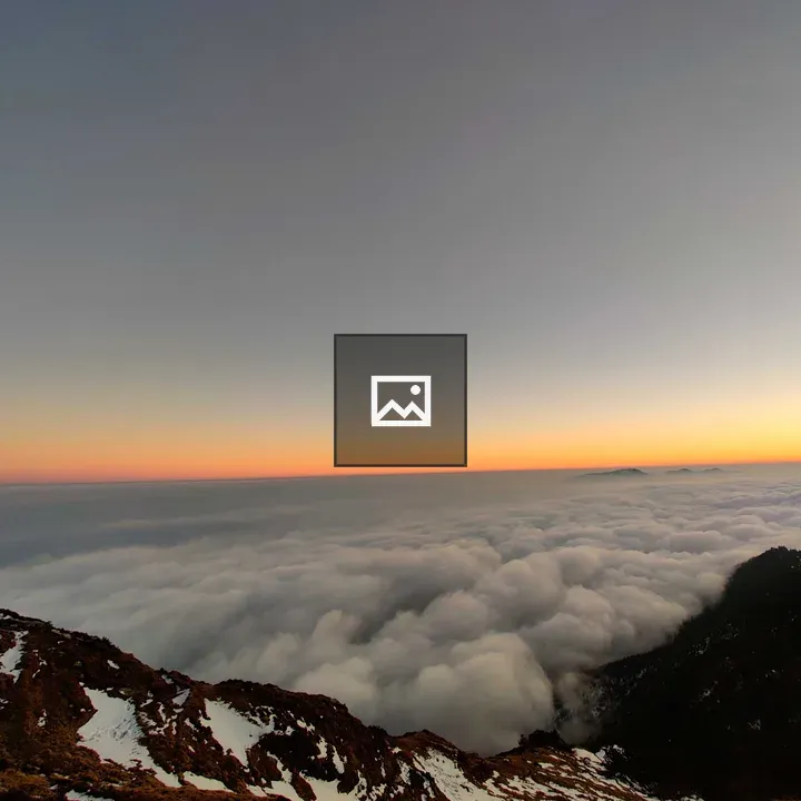 Sunset Above the Clouds