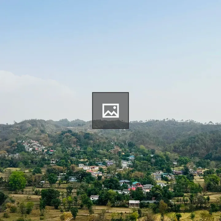 Hills and Colorful Houses Panorama