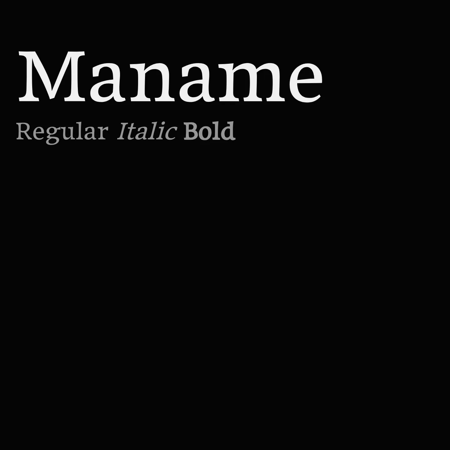 Maname