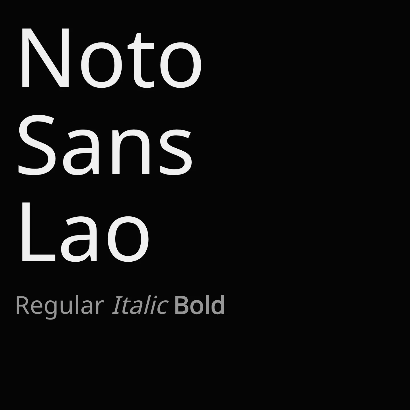 Noto Sans Lao