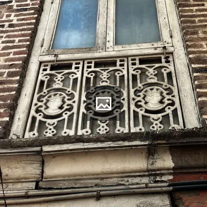 Old Window Pane in Camp Pune