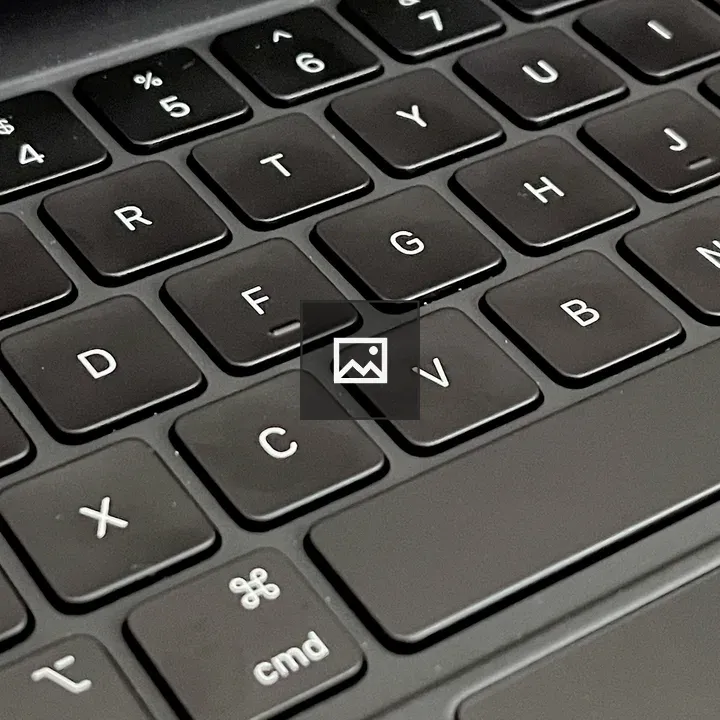 Black keyboard on desk