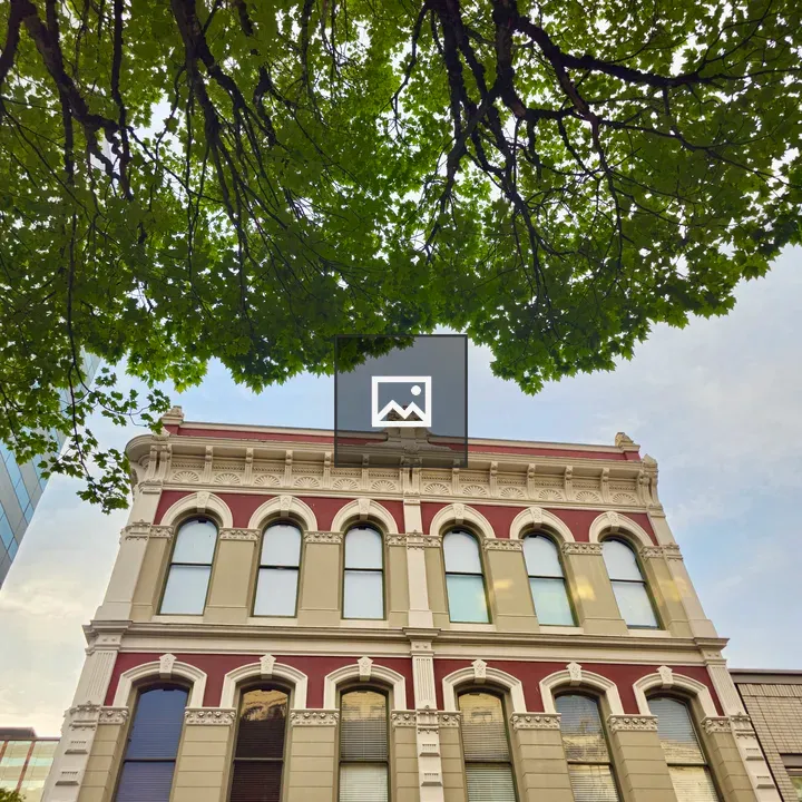 Old Building in Portland Downtown