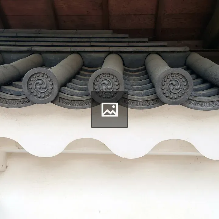 Kawara Japanese roof tiles