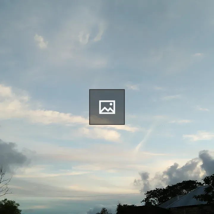 Evening sky over Bangladesh