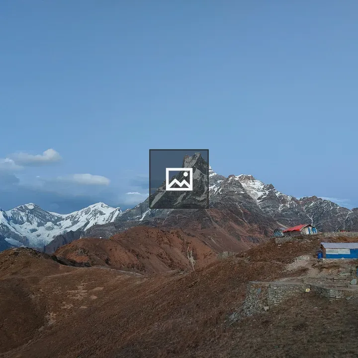 Machhapuchhre from Mardi base camp