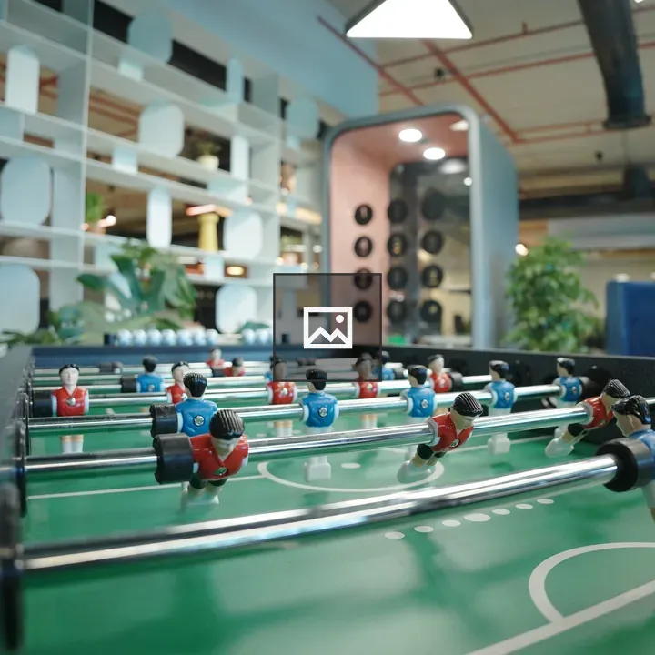 Foosball Table in Interior