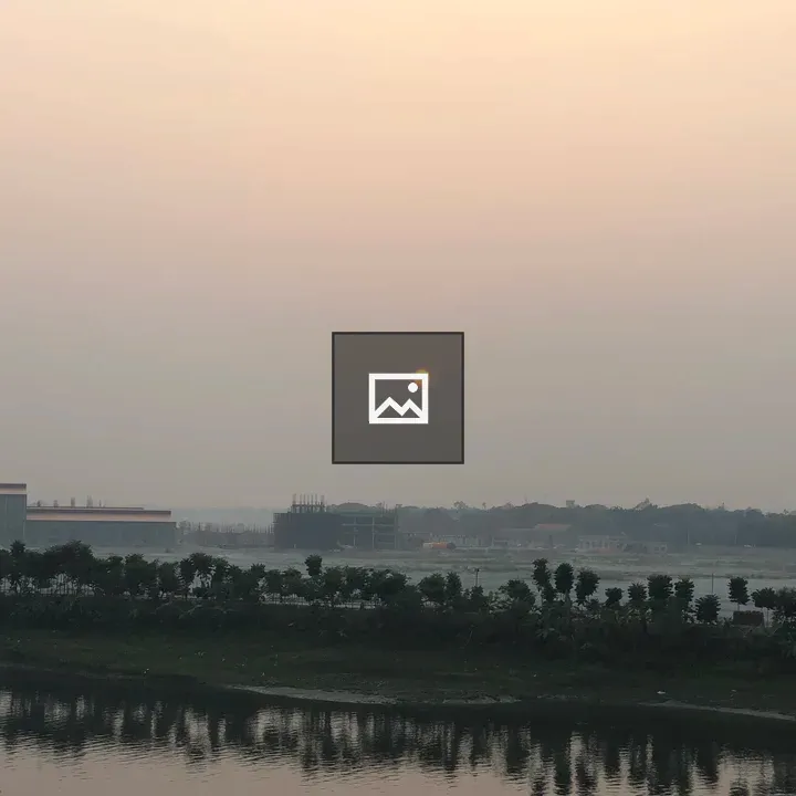 Winter sunset in Gazipur