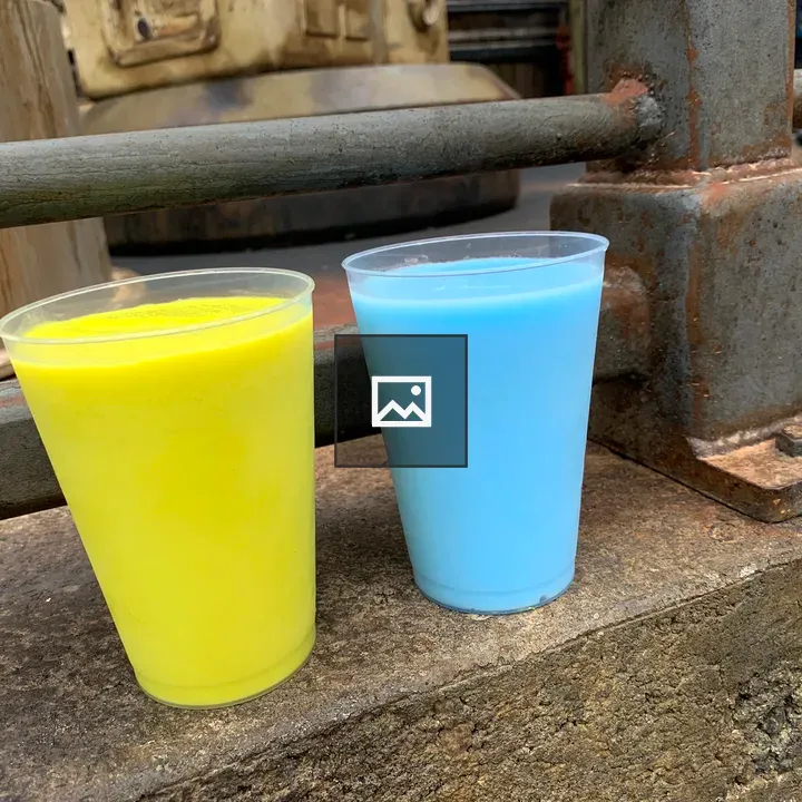 Blue milk and green milk