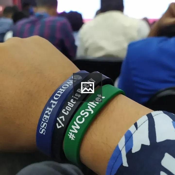 WordCamp Sylhet 2023 Wrist Bands