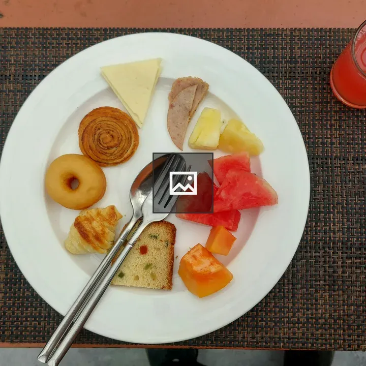 Breakfast on Brown Placemat