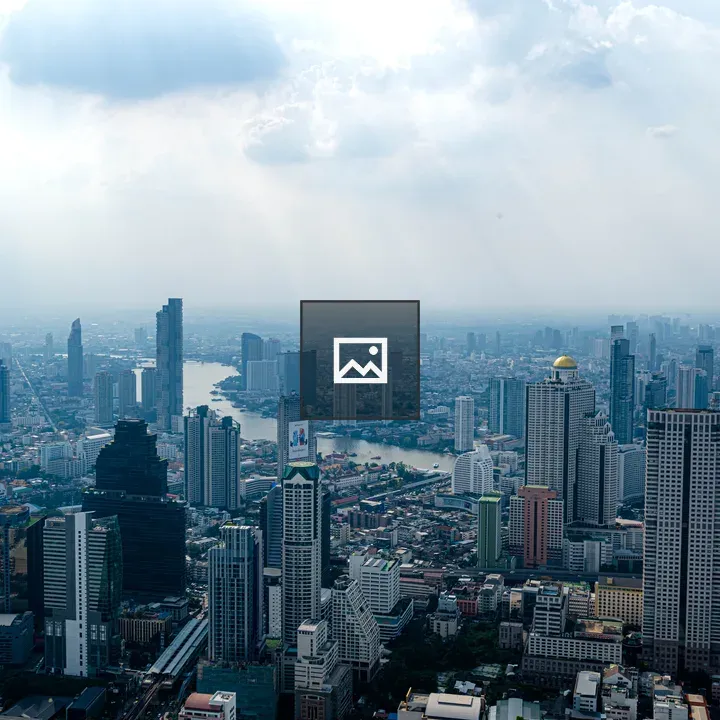 Aerial Bangkok Skyline