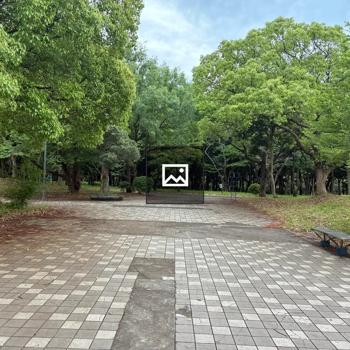 Serene paved path at Chiba Port Park