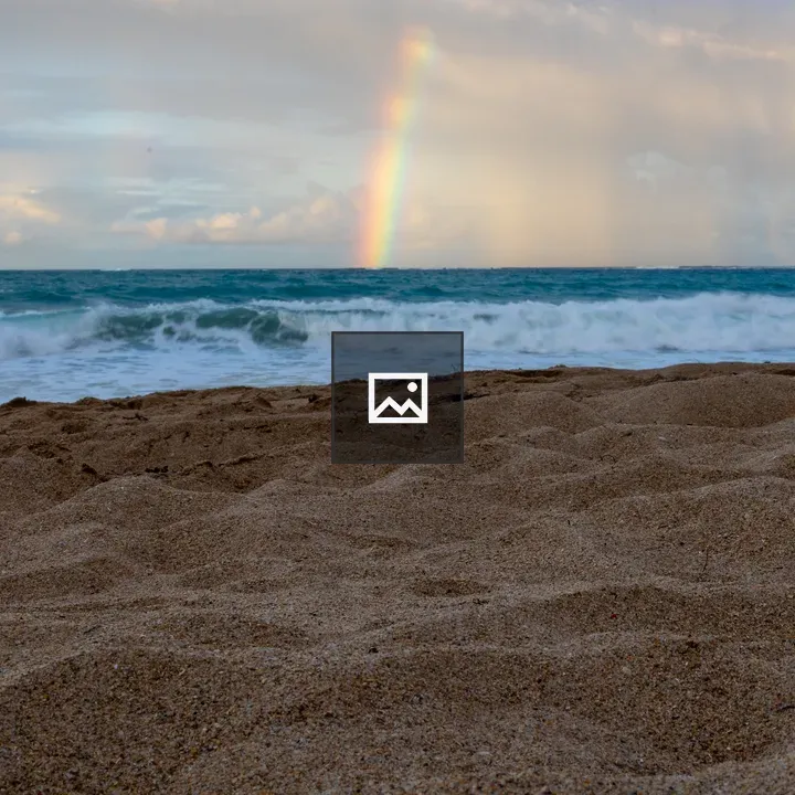 Rainbow over San Juan Beach