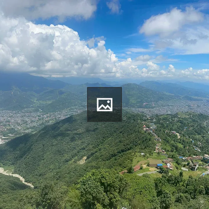 Scenic hills and sky