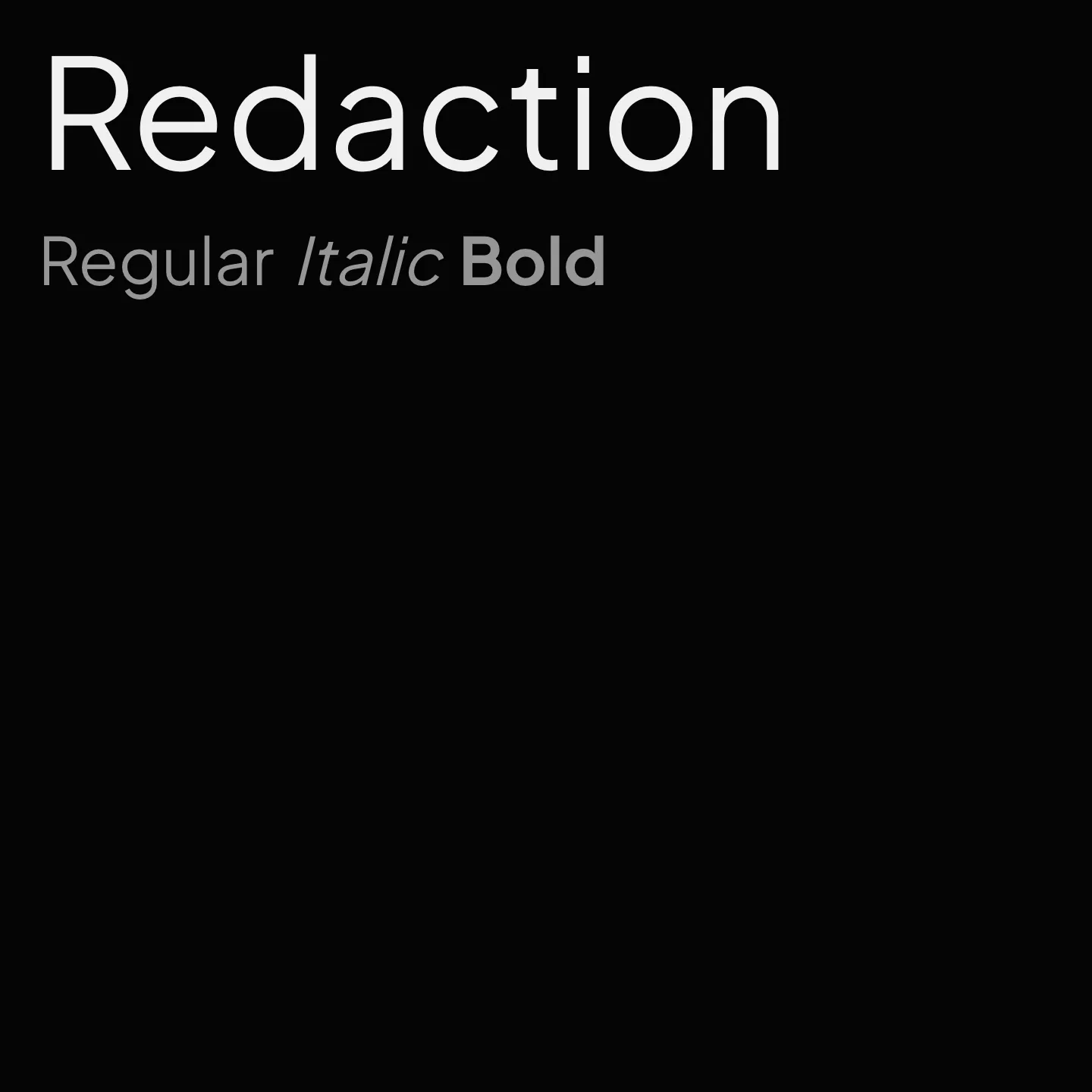 Redaction