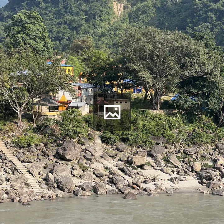 Hindu Temple by Riverbank