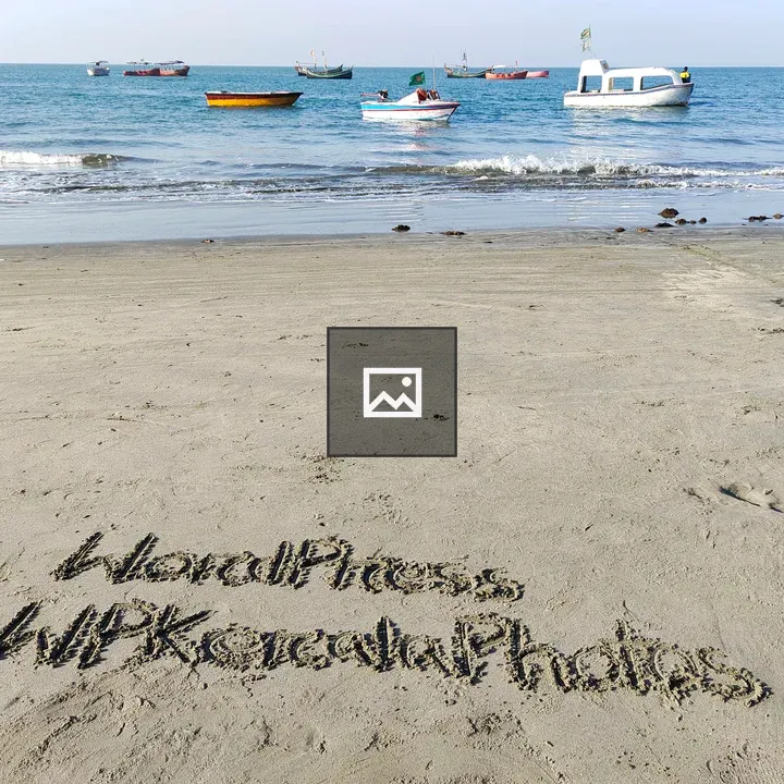WordPress and WPKeralaPhotos in Sand