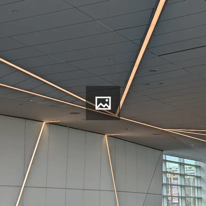 Terminal walkway lighting at Reagan National